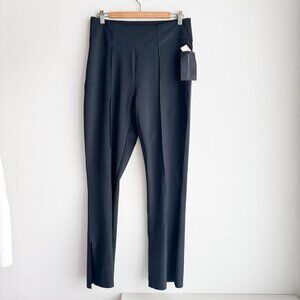 Epoque Evolution Flare Petite Side Slit Pants Black 12